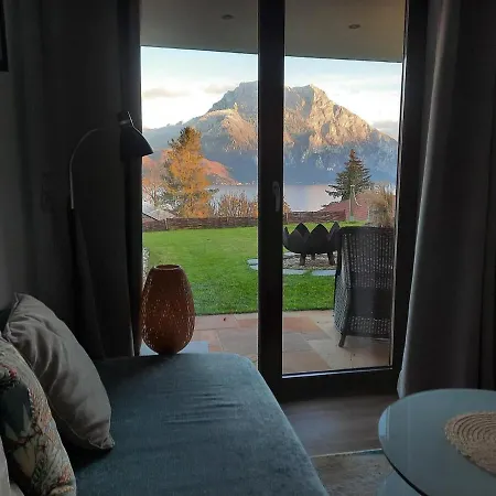Inspiration - Zwei Terrassen, Seeblick, Privater Garten Daire