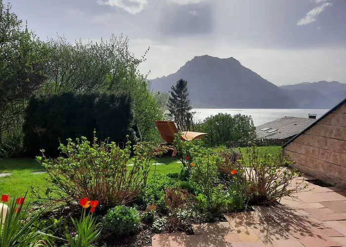 Inspiration - Zwei Terrassen, Seeblick, Privater Garten شقة Altmünster