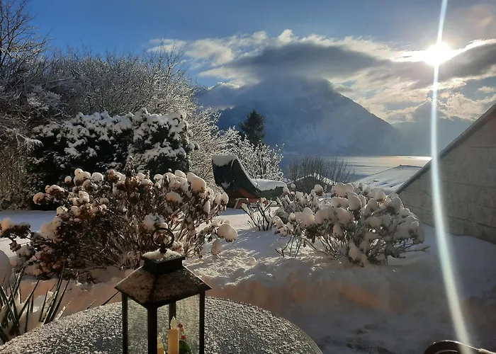 Inspiration - Zwei Terrassen, Seeblick, Privater Garten Altmünster